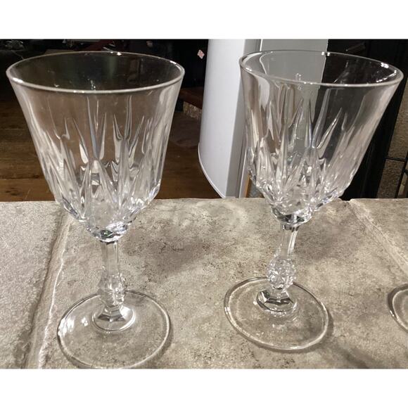 (6) Lead? Crystal Wine Glasses ~ 7” - Picture 5 of 7